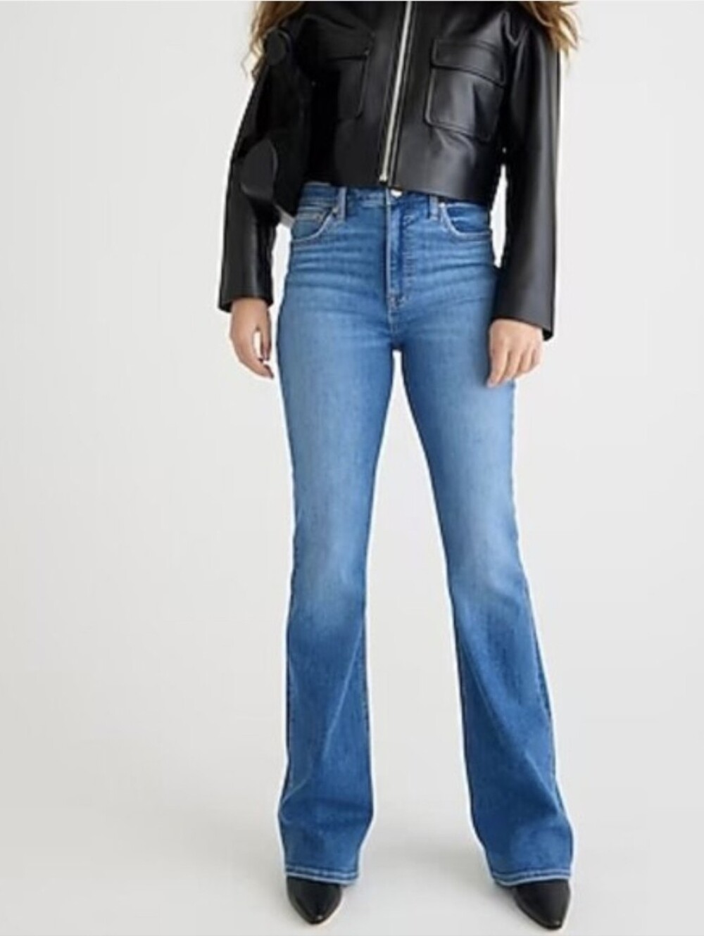 NWOT J. Crew Skinny Flare Classic Wash Blue Jeans Size 31